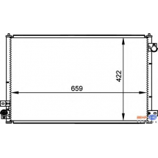 8FC 351 301-231 HELLA Конденсатор, кондиционер