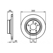 0 986 479 218 BOSCH Тормозной диск