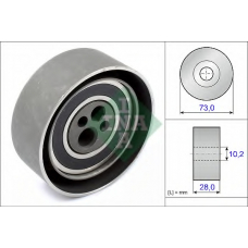 531 0084 20 INA Натяжной ролик, ремень грм