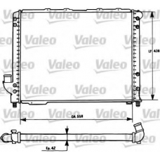 731278 VALEO Радиатор, охлаждение двигателя