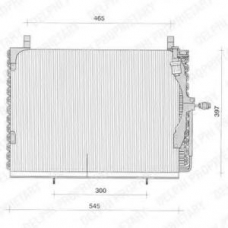 TSP0225039 DELPHI Конденсатор, кондиционер