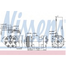 89489 NISSENS Компрессор, кондиционер