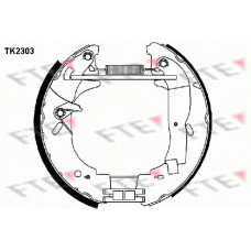 TK2303 FTE Комплект тормозных колодок