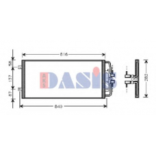 152008N AKS DASIS Конденсатор, кондиционер