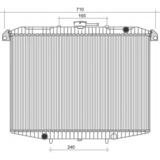 350213956000 MAGNETI MARELLI Радиатор, охлаждение двигателя