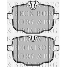 BBP2226 BORG & BECK Комплект тормозных колодок, дисковый тормоз