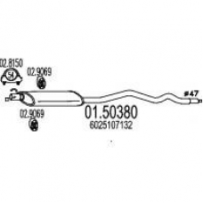 01.50380 MTS Средний глушитель выхлопных газов