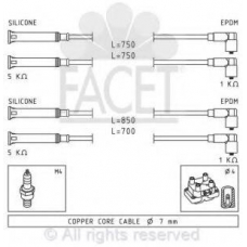 4.9694 FACET Комплект проводов зажигания