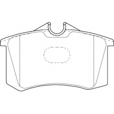 WBP20961G WAGNER LOCKHEED Комплект тормозных колодок, дисковый тормоз