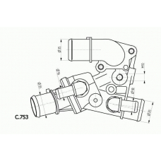 C.753.80 BEHR Термостат, охлаждающая жидкость