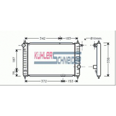 5201701 KUHLER SCHNEIDER Радиатор, охлаждение двигател