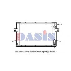 400530T AKS DASIS Радиатор, охлаждение двигателя