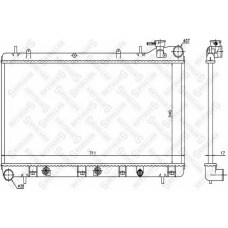 10-26264-SX STELLOX Радиатор, охлаждение двигателя