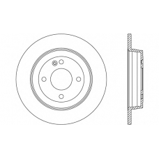 BDA2640.10 OPEN PARTS Тормозной диск