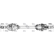 210241 GSP Приводной вал