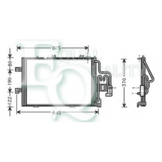 CO0147 EQUAL QUALITY Конденсатор, кондиционер