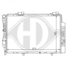 8121149 DIEDERICHS Радиатор, охлаждение двигателя
