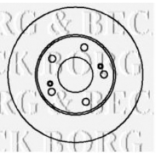 BBD4162 BORG & BECK Тормозной диск