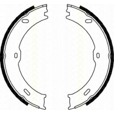 8100 10023 TRISCAN Комплект тормозных колодок; Комплект тормозных кол