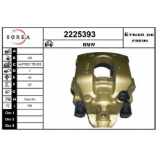 2225393 EAI Тормозной суппорт