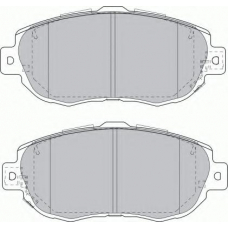 FSL1564 FERODO Комплект тормозных колодок, дисковый тормоз
