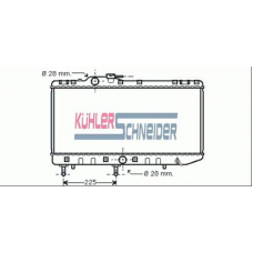 3232801 KUHLER SCHNEIDER Радиатор, охлаждение двигател