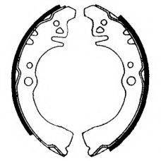 8DB 355 001-131 HELLA Комплект тормозных колодок