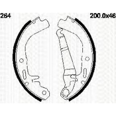 8100 14532 TRIDON Brake shoes