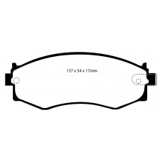 DP2792 EBC Brakes Колодки тормозные