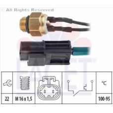7.5188 FACET Термовыключатель, вентилятор радиатора