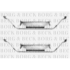 BBK1011 BORG & BECK Комплектующие, колодки дискового тормоза