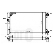 053-017-0010 LORO Радиатор, охлаждение двигателя