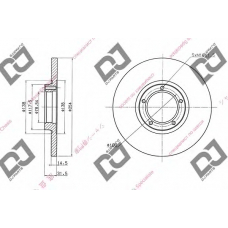 BD1473 DJ PARTS Тормозной диск