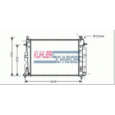 2002101 KUHLER SCHNEIDER Радиатор, охлаждение двигател