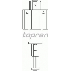 205 428 TOPRAN Выключатель фонаря сигнала торможения