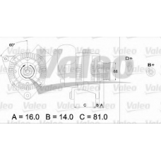 436388 VALEO Генератор