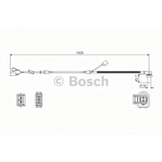 0 986 594 002 BOSCH Датчик, частота вращения колеса