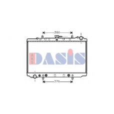 071790N AKS DASIS Радиатор, охлаждение двигателя