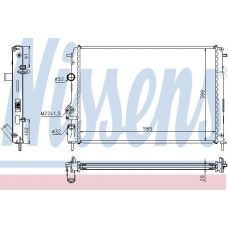 63766A NISSENS Радиатор, охлаждение двигателя