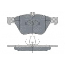 SP 254 SCT Комплект тормозных колодок, дисковый тормоз