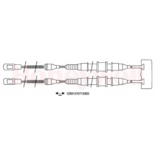 432117B BENDIX Трос, стояночная тормозная система