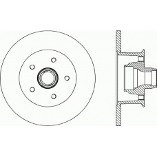 BDR1576.10 OPEN PARTS Тормозной диск