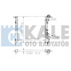 146900 KALE OTO RADYATOR Радиатор, охлаждение двигателя