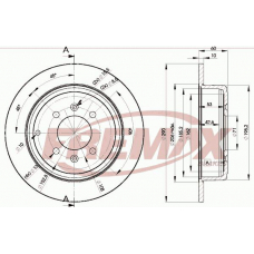 BD-4250 FREMAX Тормозной диск