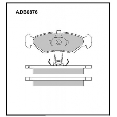 ADB0876 Allied Nippon Тормозные колодки