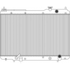 350213110100 MAGNETI MARELLI Радиатор, охлаждение двигателя