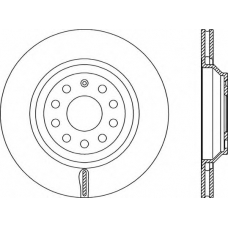 BDR2338.20 OPEN PARTS Тормозной диск