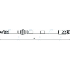 HOS3256 APEC Тормозной шланг