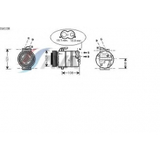 OLK138 AVA Компрессор, кондиционер