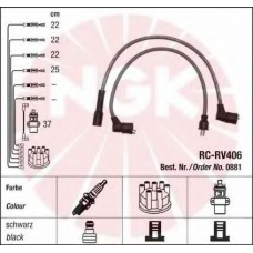 0881 NGK Комплект проводов зажигания